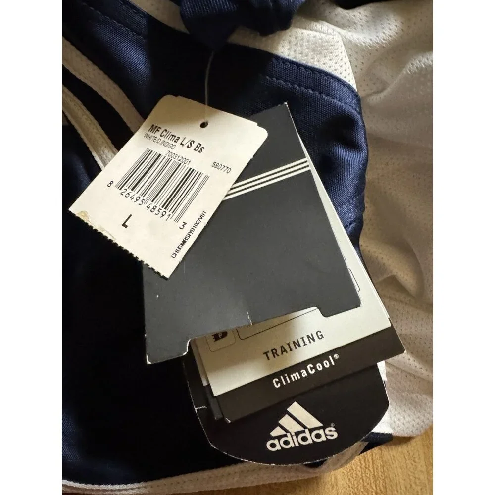 Adidas ClimaCool Mens Large L Long Sleeve Shirt NWT